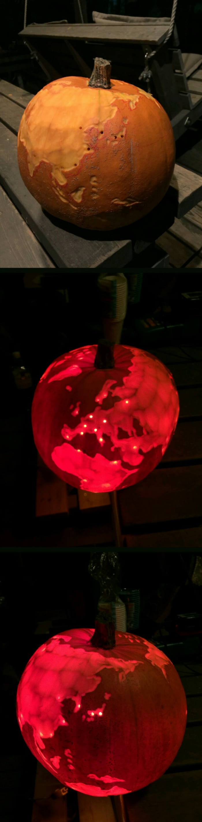 Am I too late to the party I thought you guys might like this globe The cities glow
