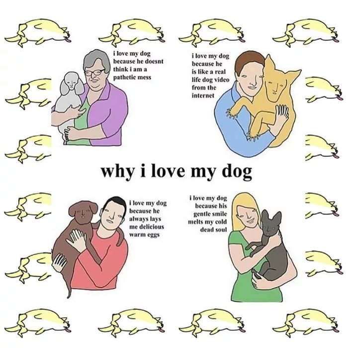 Dog lovers be like